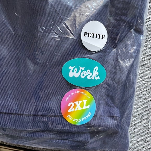 Big Bud Press Work Pants - Navy Petite - Picture 3 of 6